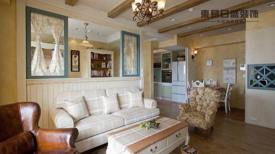 包头装修案例加州郡府-美式