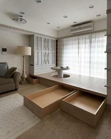 近年来大热的和式装修中，地台和榻榻米有何区别？