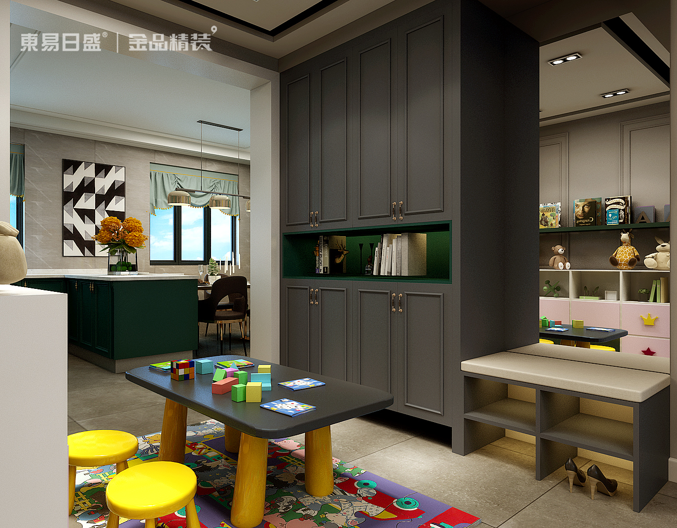 东易家装案例|轻奢有度，素雅风情 【傲北上城130㎡】