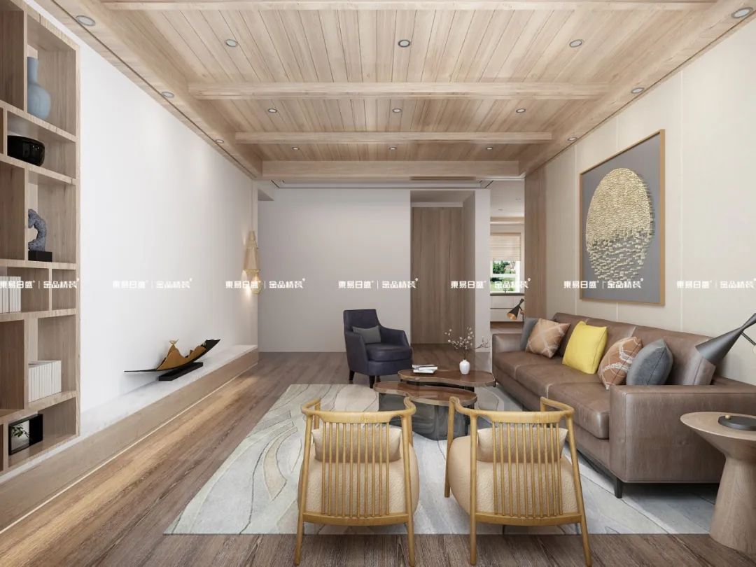 装修案例 |【中冶雅熙125㎡】日式风 侘静原木，自然温度