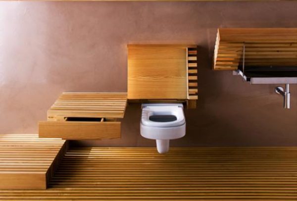 洗手台连盆都不装，排水全靠一条缝？