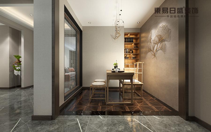 包头装修案例鹿城上院160平米现代轻奢风格