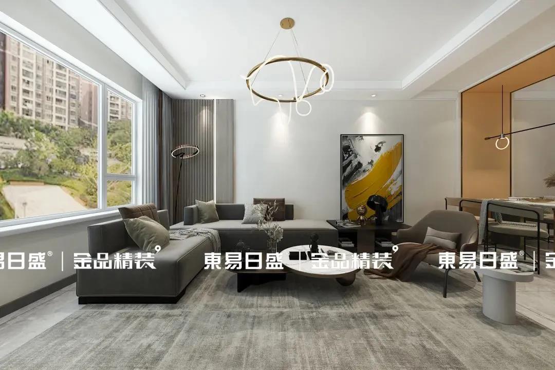 金品案例赏析丨113㎡现代简约风，简单大气的视觉带来愉悦舒心的居住体验