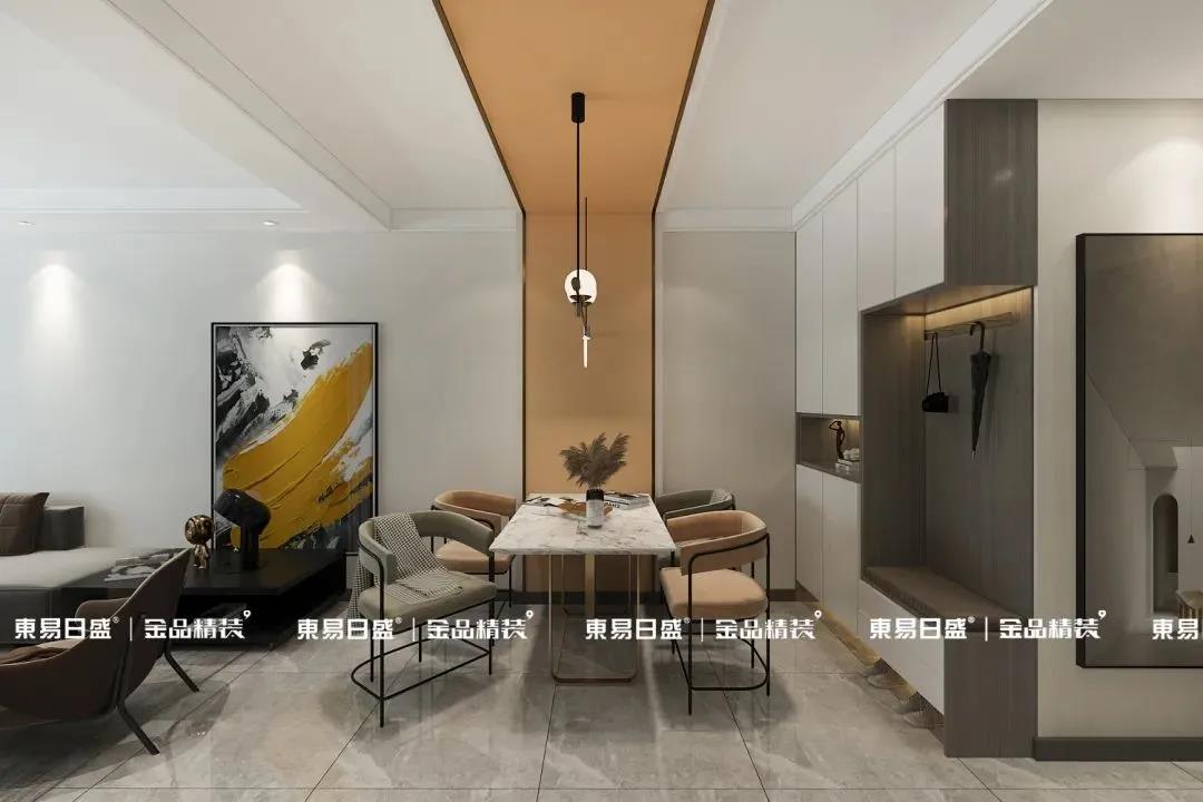 金品案例赏析丨113㎡现代简约风，简单大气的视觉带来愉悦舒心的居住体验