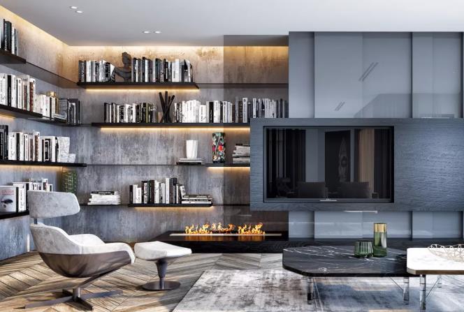 电视背景墙别空着，看看这3种美观又实用的设计~