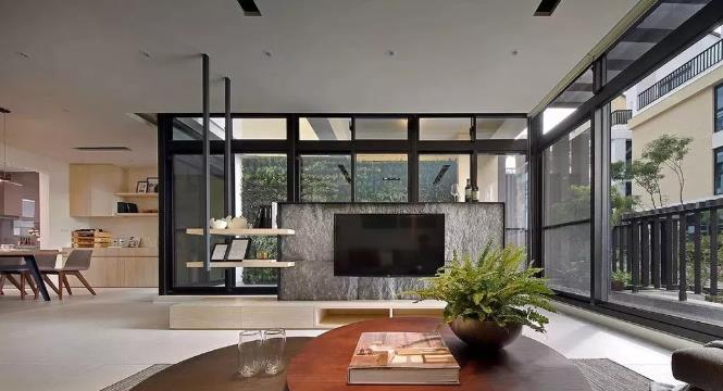 电视背景墙别空着，看看这3种美观又实用的设计~