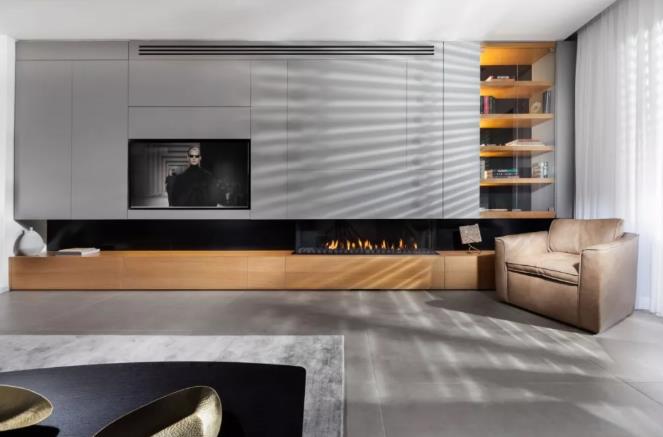 电视背景墙别空着，看看这3种美观又实用的设计~