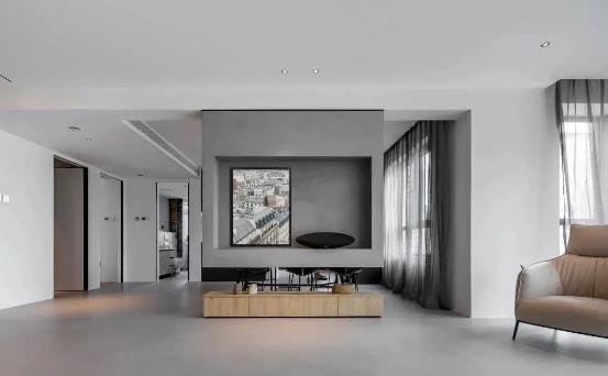 不懂了吧，客厅有横梁，这样装才漂亮！