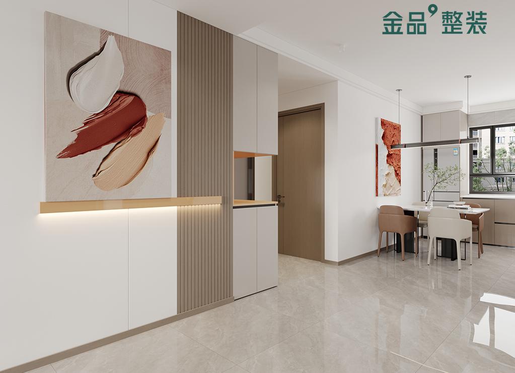 包头装修案例方兴府128平米简约风格