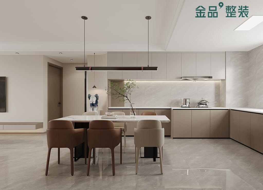 包头装修案例中海望京府130平米简约风格