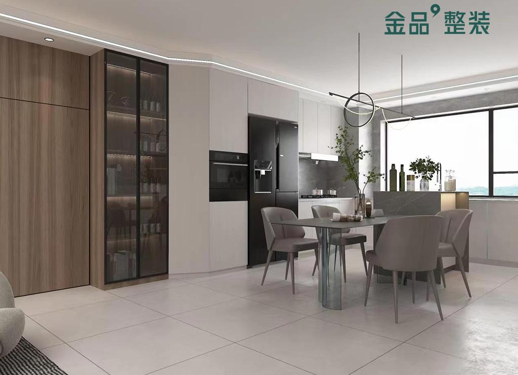 包头装修案例中海·河山郡125平米现代简约风格