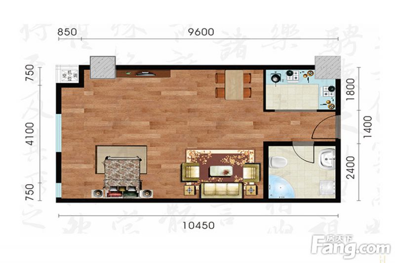 包头装修方案包头和悦大厦81.70㎡