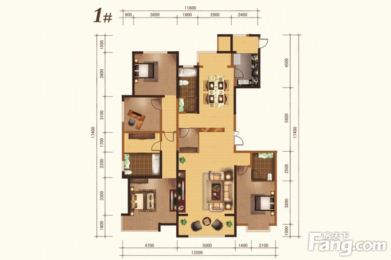 包头装修方案包头大成·逐鹿会210.29㎡