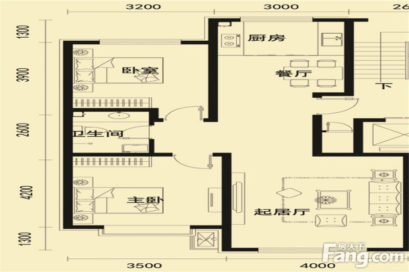 包头装修方案包头富悦城96㎡