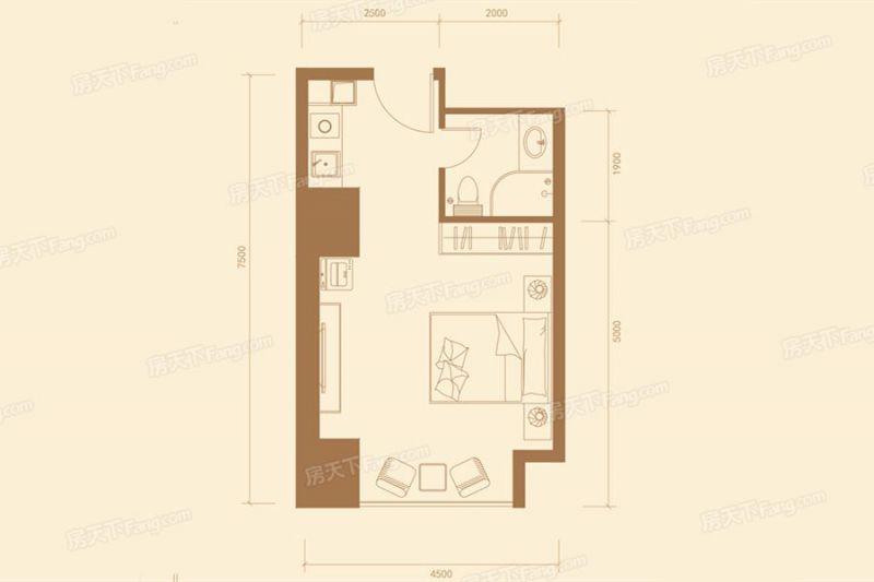 包头装修方案包头维多利大商城50.35㎡