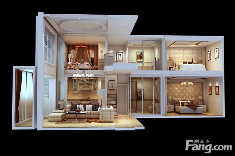 包头装修方案包头裕名新城（理想城）105㎡