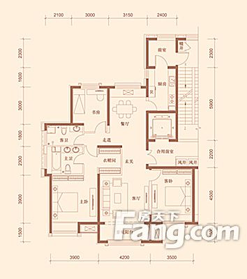 包头装修方案包头正翔国际一期146㎡
