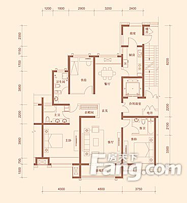 包头装修方案包头正翔国际一期173㎡
