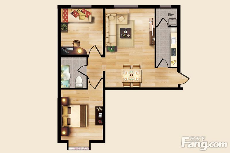 包头装修方案包头星河城85㎡