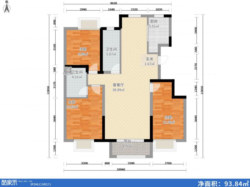 包头装修方案包头保利拉菲134㎡