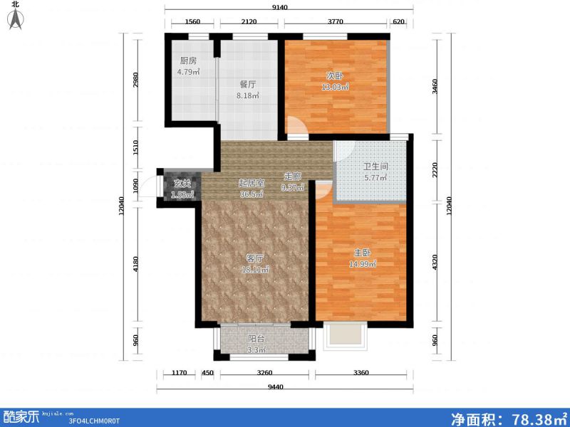 包头装修方案包头天疆骊城110㎡