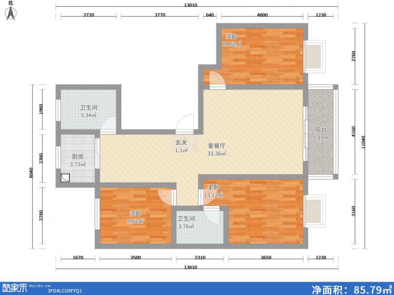 包头装修方案包头紫金华府125㎡