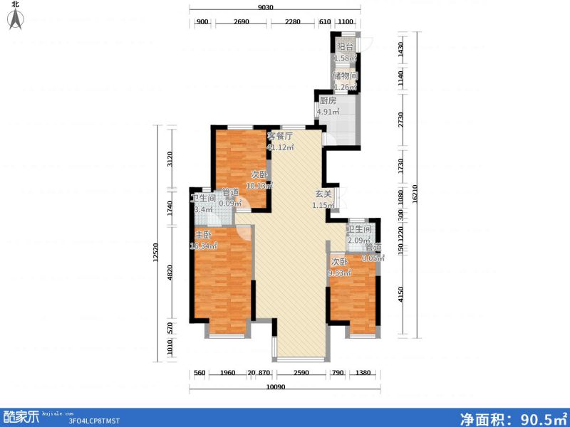 包头装修方案包头万达广场171㎡