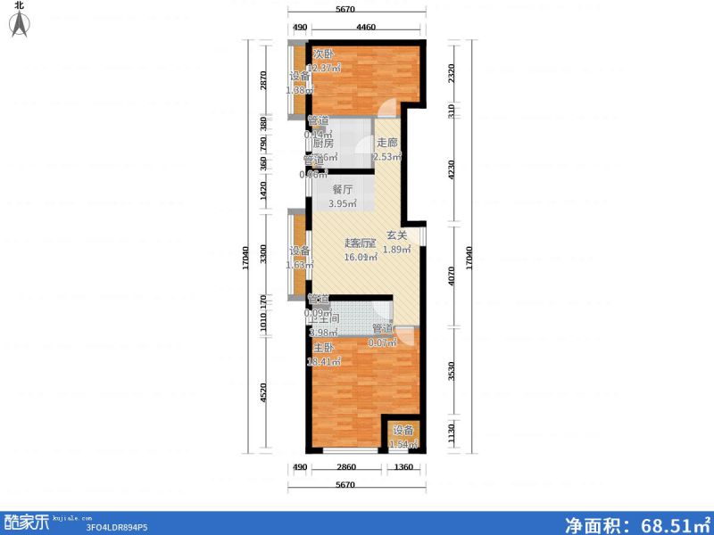 包头装修方案包头东亚香堤丽舍100㎡