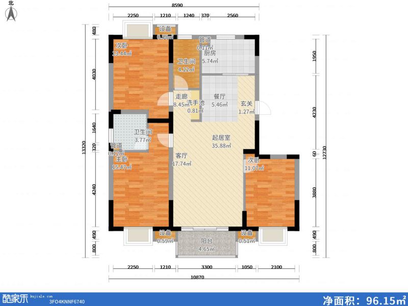 包头装修方案包头江南文枢苑二期136㎡