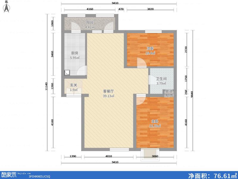 包头装修方案包头阳光尚品96㎡