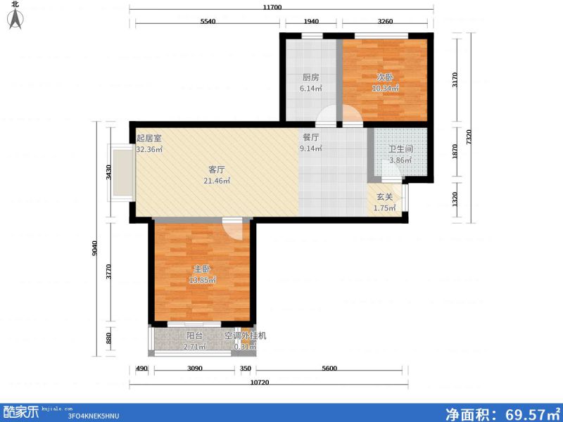 包头装修方案包头阳光尚品・悦100㎡