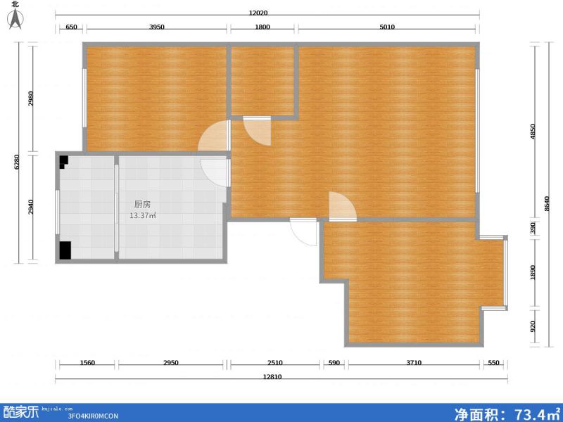 包头装修方案包头电力佳苑92㎡