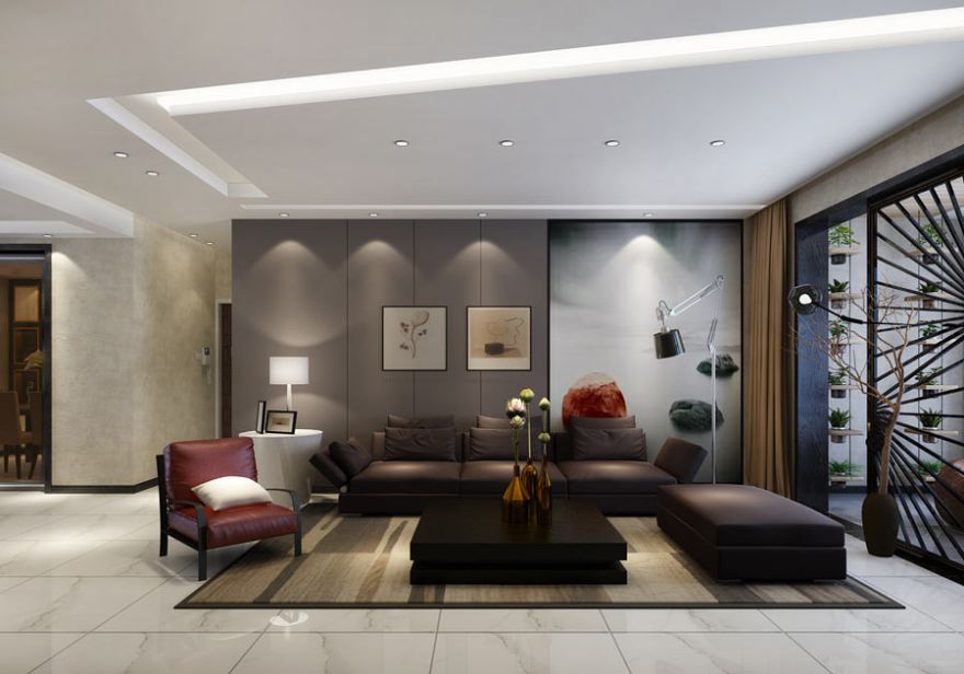 包头装修案例翡丽湾-现代风格