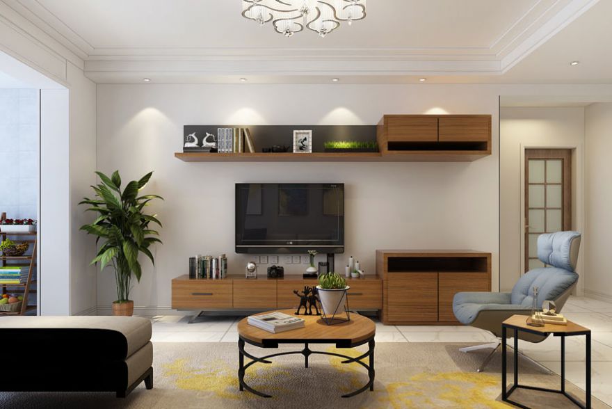 包头装修案例翡丽湾-现代风格