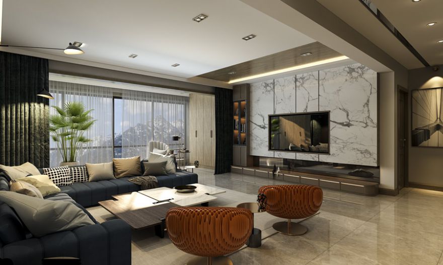 包头装修案例翡丽湾164㎡