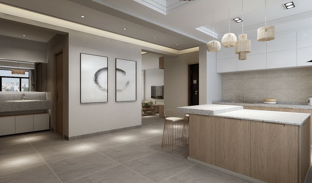 东易家装案例|怀古悠然，品味自然随性的生活「富力城169㎡」美式风