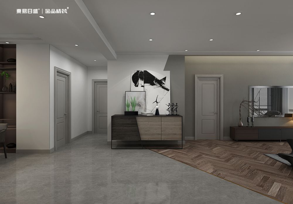 装修案例|大道至简，让车水马龙的生活回归一丝本真 