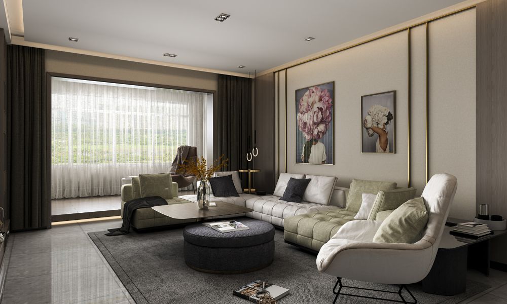 东易设计案例|沉稳中的精致生活，要的就是这样高颜值腔调 正翔国际159㎡