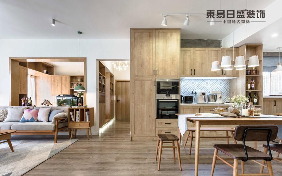 装修案例 |【中冶雅熙125㎡】日式风 侘静原木，自然温度